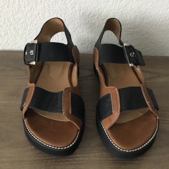 STUART WEITZMAN| Rugged Leather Sport Sandal - Picture 3 of 12